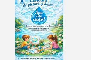 Concursul de pictura si desen Apa este viata! – 2026, organizat de RAJA SA, in etapa de vot public