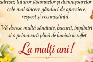 Mesajul primarului comunei Mahmudia, Ion Șerpescu
