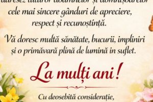 Mesajul primarului comunei Crişan, Silviu Rahău