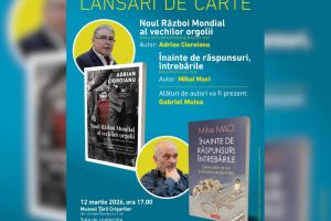 Adrian Cioroianu şi Mihai Maci, dublă lansare de carte la Oradea: un volum măsoară războaiele actuale, ca orgolii şi frustrări, iar celălalt vorbeşte despre impostura din mediul universitar