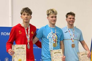 Lugojul, pe podiumul naţional. Luca Zanfir a cucerit argintul la proba de 60 m de la Naţionalele U20