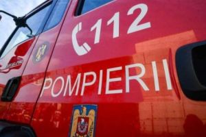 Incendiu la Carei. Arde o hală pe o suprafaţă de 200 mp