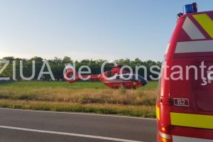 Accident rutier in judetul Constanta! Intervine elicopterul SMURD