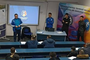 Constanta: Cursul de arbitri de fotbal, deschis oficial. Cine au fost prezenti la prima intalnire (GALERIE FOTO)