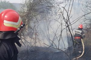 Ard câmpurile! 15 incendii de vegetaţie uscată, în ultimele 48 de ore, în Caraş-Severin