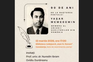 Poetul tatar Yasar Memedemin, omagiat la Biblioteca Judeteana Ioan N. Roman Constanta
