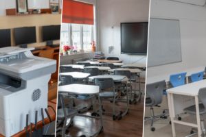 FOTO. Mobilier nou în laboratoarele şcolare din Timişoara