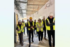 Secretarul de stat in cadrul MIPE a ajuns la Constanta: FOTO. Progres la  noul corp de la SCJU- Mama si Copilul. Investitia a depasit pragul de 50% de executie a lucrarilor