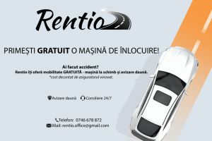 Rentio – Centru Daune & Rent a Car Satu Mare: soluţia completă pentru păgubiţi, cu maşină de înlocuire şi avizare daună gratuită