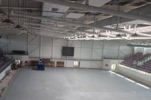 FOTO: Lucrările la noul Patinoar acoperit din Târgu Mureş, ”în linie dreaptă”