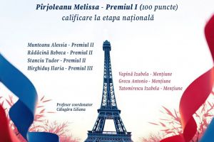 Rezultat de excepţie pentru o elevă din Gorj