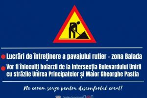 ATENȚIE, şoferi! Restricţii temporare de circulaţie pe Bulevardul Unirii din Focşani