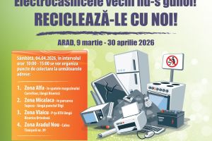 Ai aparate electrice sau electronice vechi pe care nu le mai foloseşti? Nu le arunca! Aradul reciclează!