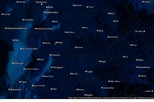 România Vest Weather Forecast and Reports explică cum dinamica atmosferei a protejat Aradul de un episod sever de poluare