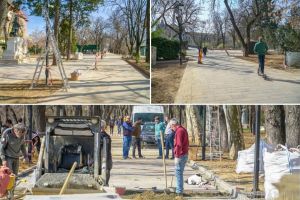 Mai repede cu o lună. Lucrările de reabilitare a Parcului Libertăţii din Oradea se vor încheia săptămâna viitoare (FOTO)