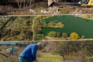 FOTO. Teren de două hectare de lângă Lacul Balaurul, ecologizat de primărie. Va fi amenajată o zonă pentru relaxare
