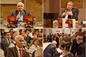 Carte despre nomenclatura din Bihor în 1989, lansată în Oradea cu membri ai acesteia şi nostalgici ai epocii comuniste în sală, lăudând binefacerile regimului (FOTO)