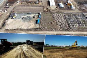 FOTO. Într-un final ar putea începe şi lucrările la Centura Timişoara Vest. Aşteptând după minister, constructorul pregăteşte şantierul