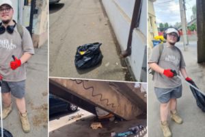 Acţiune de curăţenie în zona Gării de Nord şi cartierul Iosefin: voluntarii sunt chemaţi să se alăture iniţiativei civice a lui Martin Artur