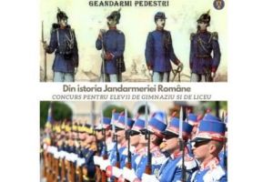 Jandarmeria Covasna a dat startul înscrierilor la cea de a VIII-a ediţie a concursului „Din istoria Jandarmeriei Române”