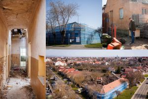 FOTO. O clădire abandonată din Satu Mare prinde din nou viaţă: începe transformarea într-un centru modern pentru comunitate