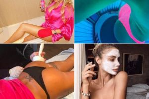 Ce fac vedetele lumii la SOLAR sau ÎN SALOANELE DE FRUMUSEŢE? Profită şi mai trag nişte CADRE+18. Galerie foto