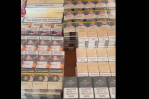 Captură în plină stradă la Timişoara. Peste 24.000 de ţigarete descoperite de jandarmi