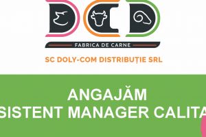 Anunţ de angajare! Doly Com Distribuţie recrutează asistent manager calitate