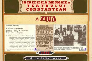 #citesteDobrogea #memoriateatruluiconstantean: Spectacolul inaugural al Teatrului de Stat - O scrisoare pierduta“, de I. L. Caragiale (1951) 