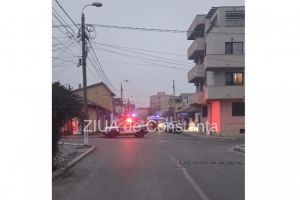 FOTO. Interventie de urgenta pe strada Trandafirului din Constanta! Un batran a avut nevoie de ajutor 