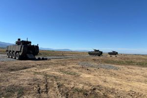 Batalionul 812 Infanterie Bistriţa, trageri reale cu transportoarele blindate Piranha V