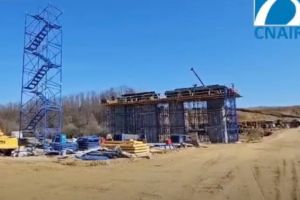 Lucrările avansează pe autostrada Sibiu – Făgăraş: Grad ridicat de execuţie pe lotul 3