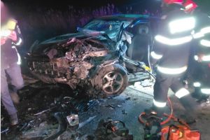 FOTO: Accident rutier grav in judetul Cluj! Doua persoane, incarcerate