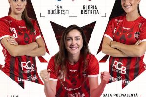 Derby pentru titlu: CSM Bucureşti – Gloria Bistriţa, în direct la TV