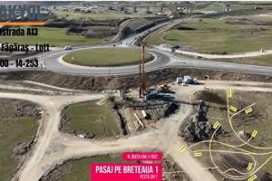 Autostrada A13 Sibiu-Făgăraş: Noi lucrări autorizate la nodul Boiţa (VIDEO)