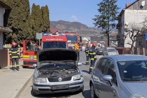 Accident la Sângeorz-Băi. O tânără a fost transportată la spital