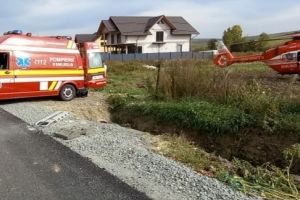Elicopter SMURD defectat în timpul unei intervenţii, la Negreşti. O pacientă cu infarct a fost preluată de un alt elicopter, după o oră