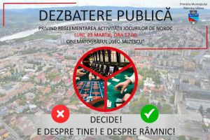 RÂMNICUL IA ÎN SFÂRȘIT ÎN DISCUȚIE INVAZIA „PĂCĂNELELOR”! Primăria cheamă cetăţenii la dezbatere publică despre viitorul sălilor de jocuri de noroc