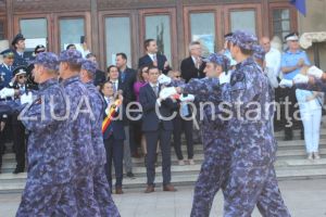 Ziua Constantei. Treceti batalioane prin fata primarului. Forte militare si politienesti la defilare. Mesajul surpriza al edilului