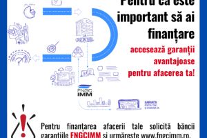 Ai o idee de afacere, dar finanţarea reprezintă o problemă? Avem noutăţi de la FNGCIMM!
