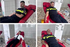 Poliţiştii vrânceni, campanie de donare de sânge