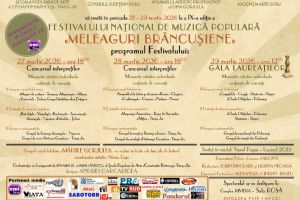 27 de concurenţi la Festivalul „Meleaguri Brâncuşiene” de la Târgu Jiu