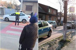 Elev lovit pe trecerea de pietoni în Oradea, lângă Liceul „Traian Vuia”. Martorii spun că la volan ar fi fost un profesor (VIDEO)