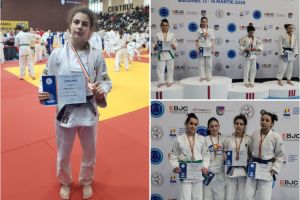 Medalie de bronz pentru Alesia Toma de la ACS Olimpikus Oradea la Campionatul Naţional de Judo U14-U16