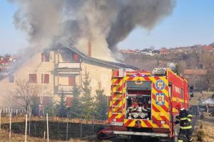 Poliţist aflat în timpul liber a intervenit la un incendiu de vegetaţie care ameninţa gospodării