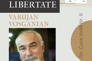 Scriitorul Varujan Vosganian, preşedintele Uniunii Scriitorilor din România, lansare de carte la Focşani