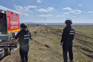 Muniţie rămasă neexplodată, distrusă controlat de pirotehnişti