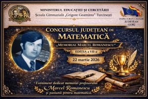 Concurs judeţean de matematică la Turcineşti