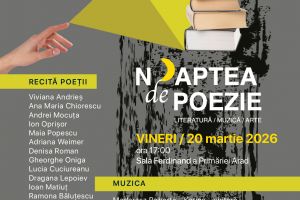 Aradul celebrează Ziua Internaţională a Poeziei