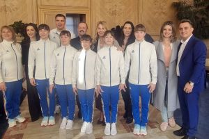 Gimnasta SCM Bacău Elena Cerguţă, alături de Nadia în Parlamentul European: „O onoare”